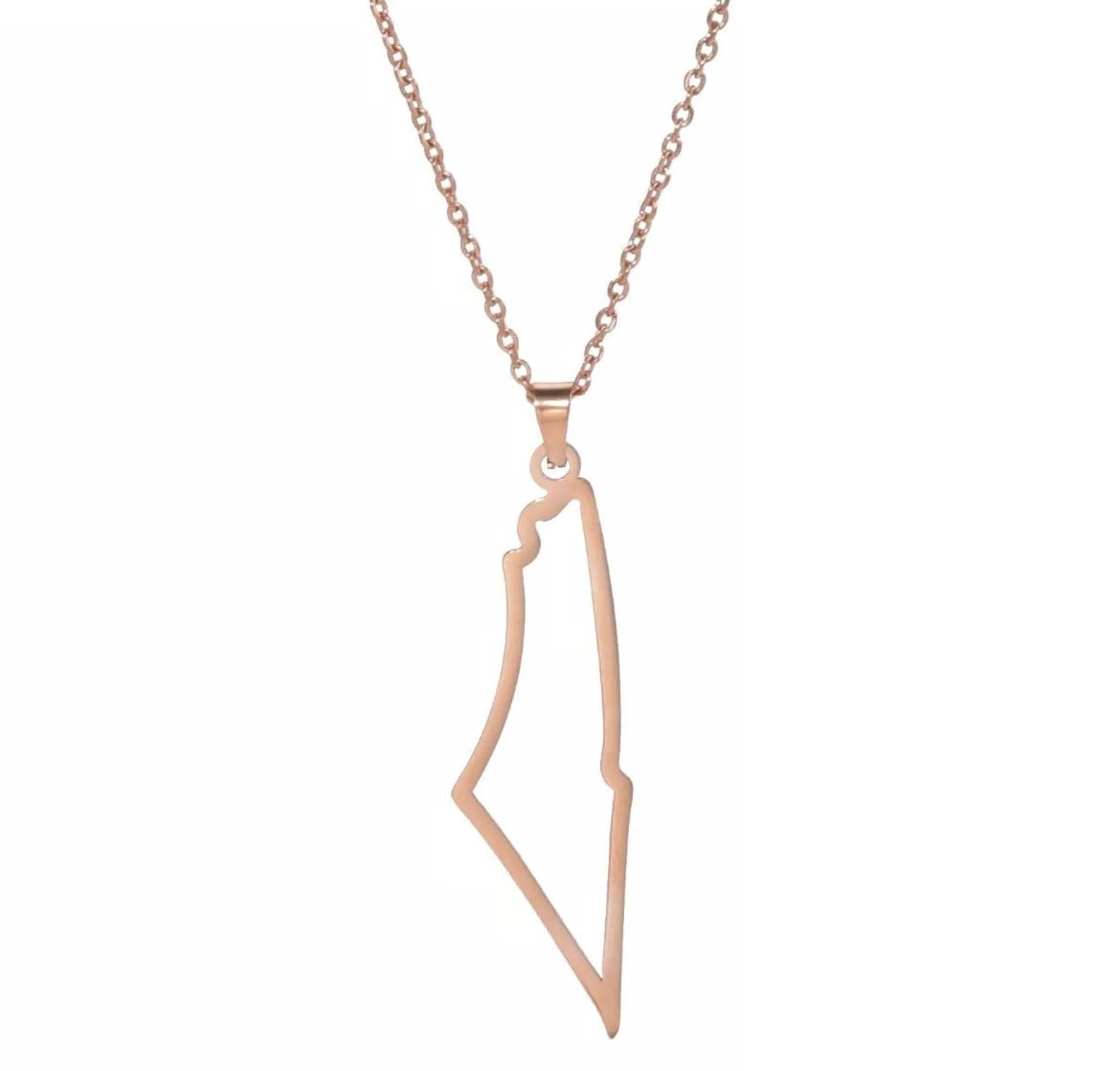 Collier Palestine Contour - Al Mira