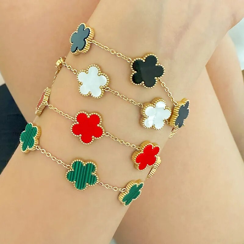 Bracelet Fleur Inspiration Van Cleef & Arpels
