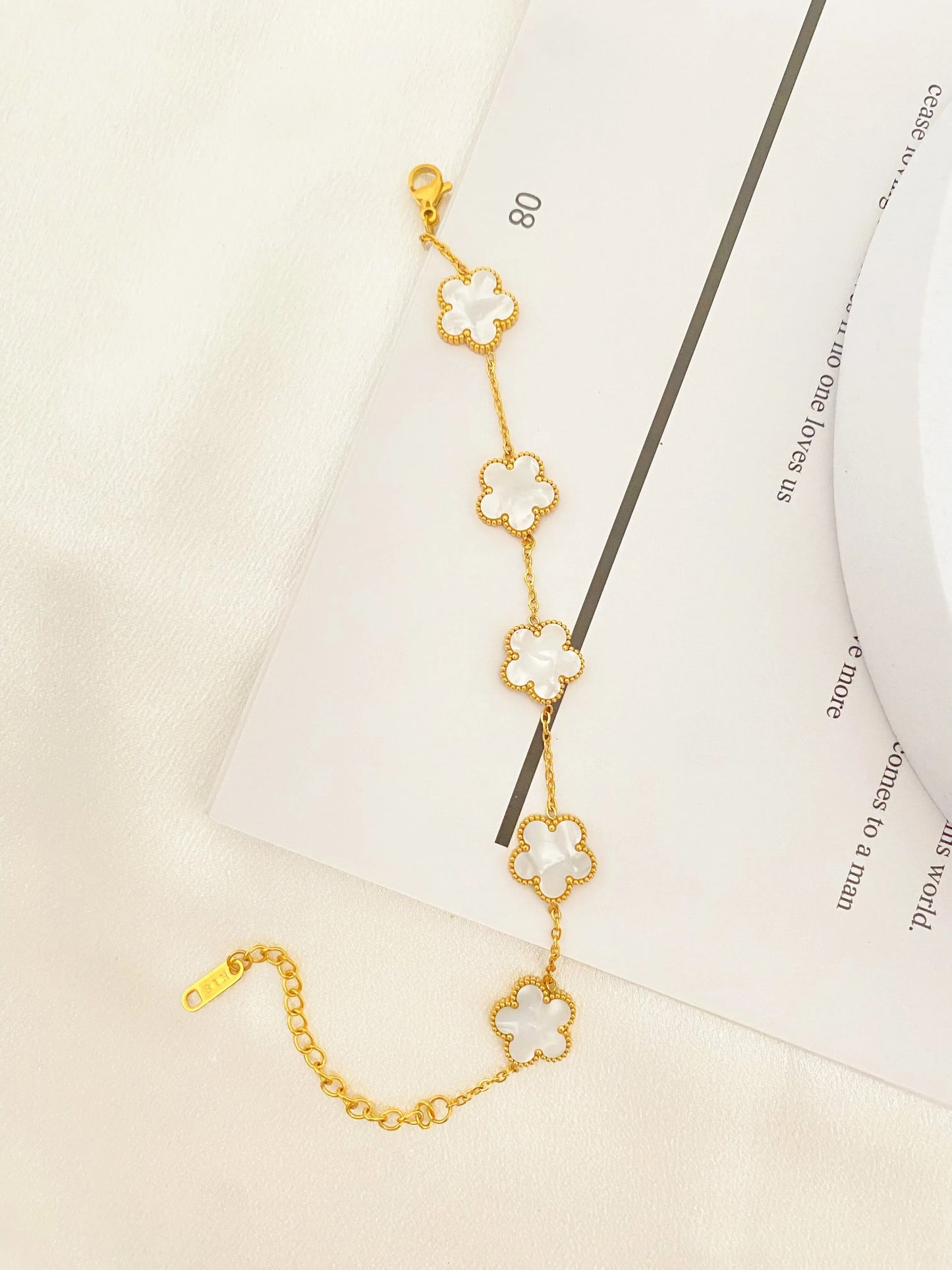 Bracelet Fleur Inspiration Van Cleef & Arpels