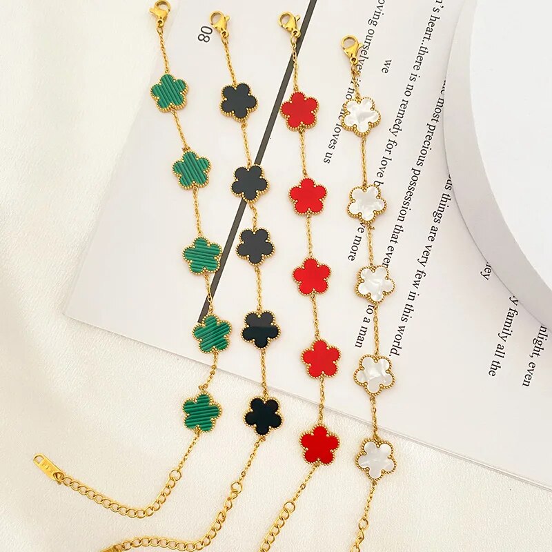 Bracelet Fleur Inspiration Van Cleef & Arpels