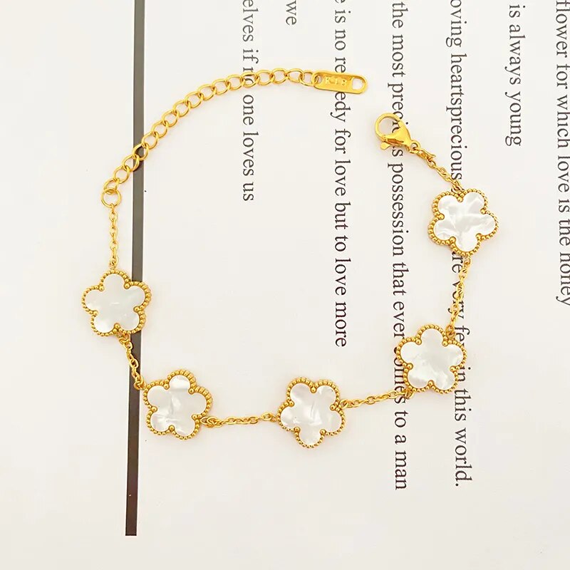 Bracelet Fleur Inspiration Van Cleef & Arpels
