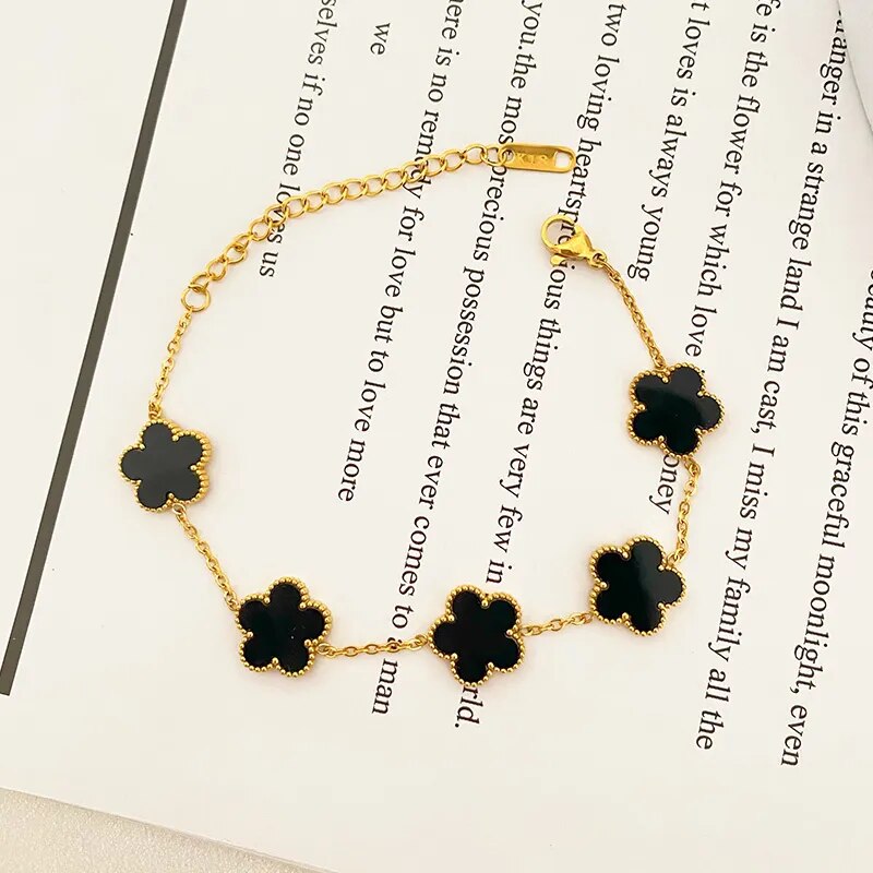 Bracelet Fleur Inspiration Van Cleef & Arpels