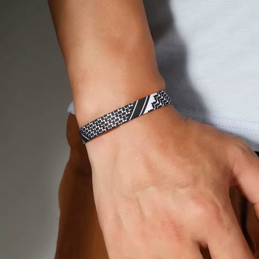 Bracelet Keffieh Palestinien (UNISEXE)