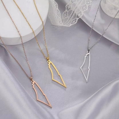 Collier Palestine Contour - Al Mira