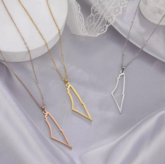 Collier Palestine Contour - Al Mira