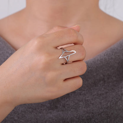 Bague Palestine Contour