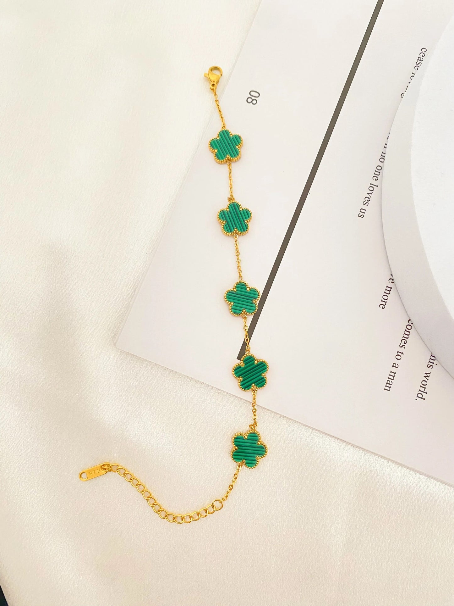 Bracelet Fleur Inspiration Van Cleef & Arpels