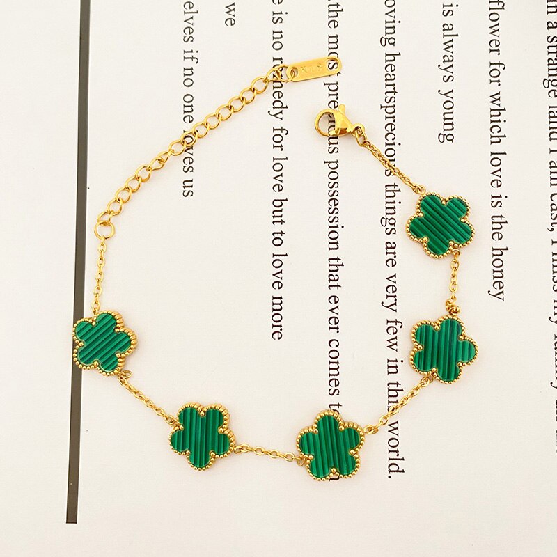 Bracelet Fleur Inspiration Van Cleef & Arpels