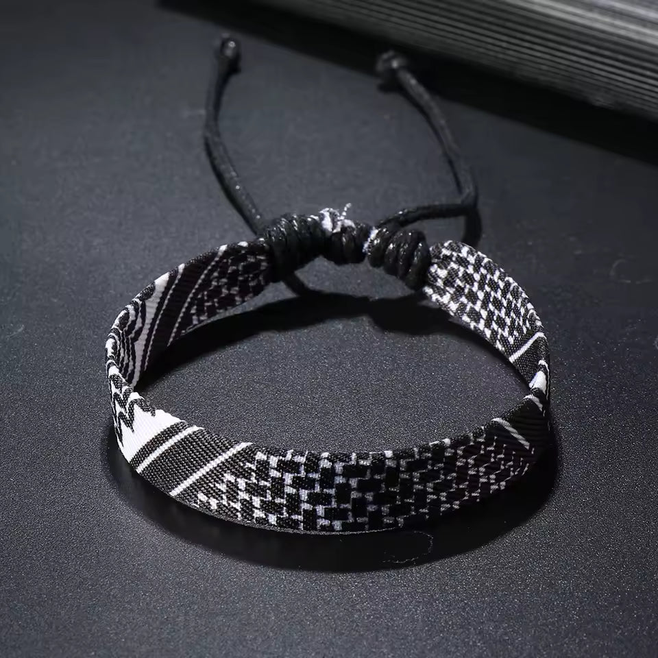 Bracelet Keffieh Palestinien (UNISEXE)