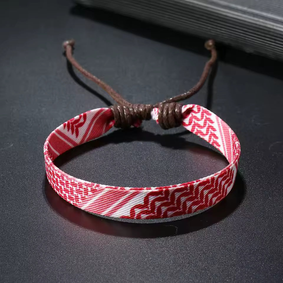 Bracelet Keffieh Palestinien (UNISEXE)
