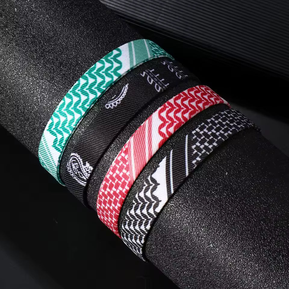 Bracelet Keffieh Palestinien (UNISEXE)